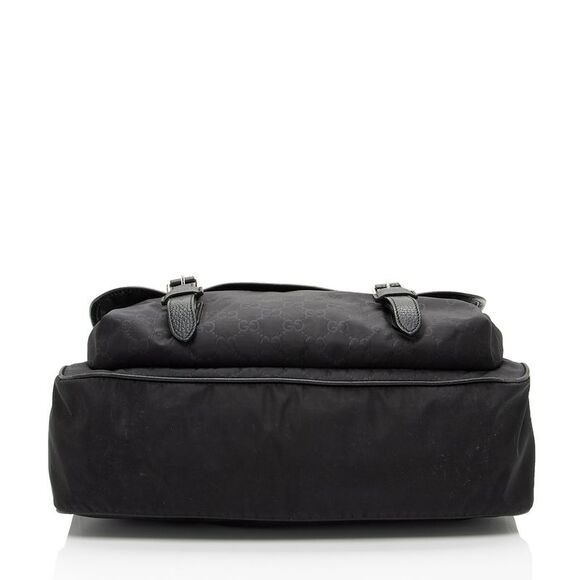 Gucci GG Nylon Double Buckle Messenger - Picture 4 of 16